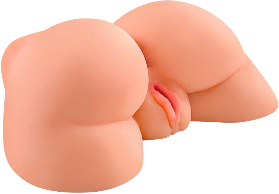 Masturbator "Perfect Ass Masturbator", mit 2 Lustöffnungen, innen mit Stimulationsrillen