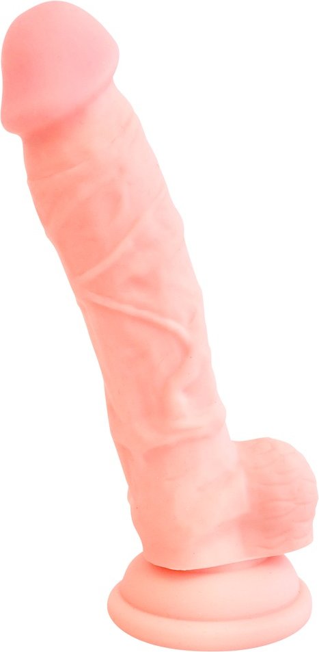 Naturdildo „Medical Silicone Dildo“, 18 cm, mit Saugfuß