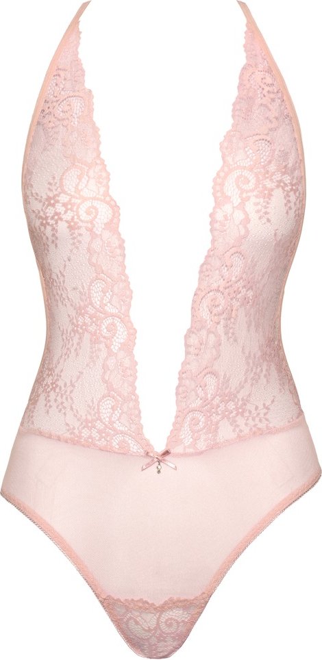 Body aus Powernet und Spitze