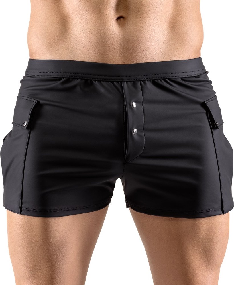 Shorts im Worker-Style mit Taschen und Druckknopfleiste vorn