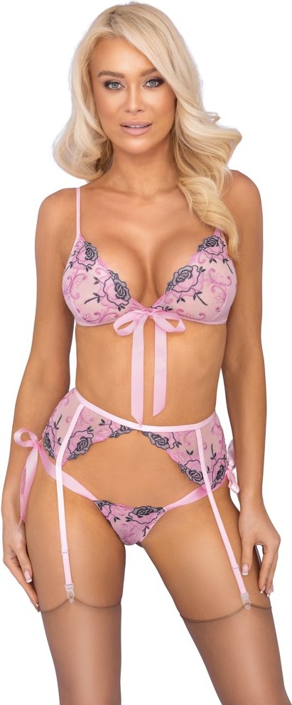 Thumbnail - 3-teiliges Straps-Set mit Satin-Bindeschleifen