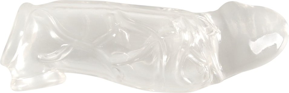 Penishülle „Penis Sleeve with extension + ball ring“ mit Hodenring