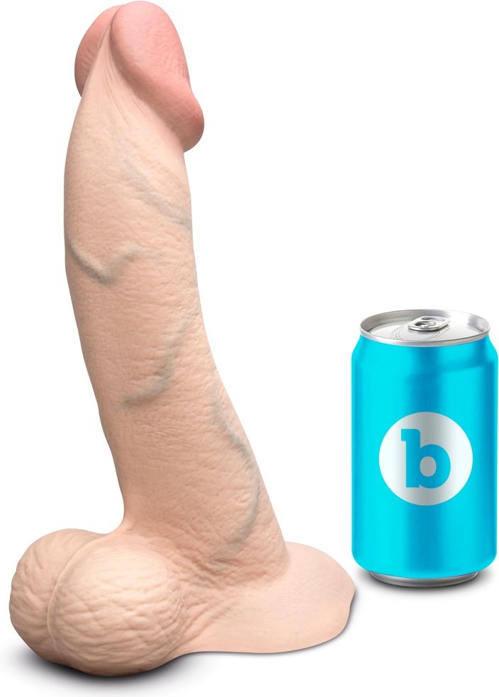 Naturdildo „slipskin curvy“ mit Saugfuß