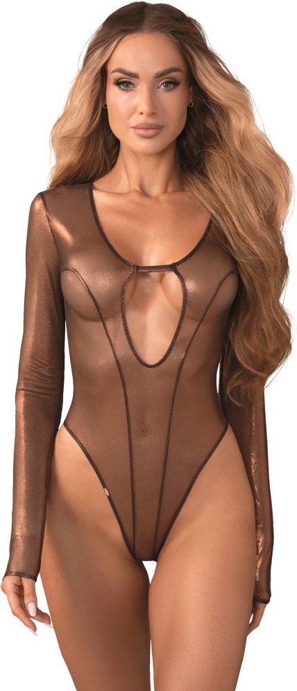 Body „Soranna“ in bronzefarbener Semitransparenz