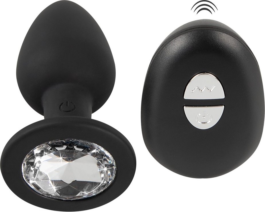 Thumbnail - Vibro-Analplug „RC Diamond Plug“, 10 Vibrationsmodi per Fernbedienung