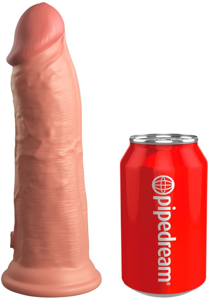 Naturdildo „8“ Dual Density Silicone Cock“ mit extra starkem Saugfuß