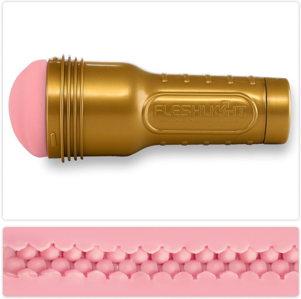 Masturbator "Pink Lady STU", innen mit Stimulationsstruktur