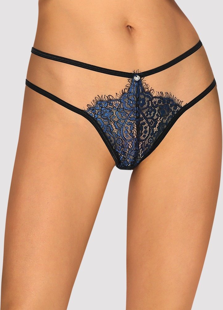 String „Yassmyne“ aus blauer Wimpernspitze