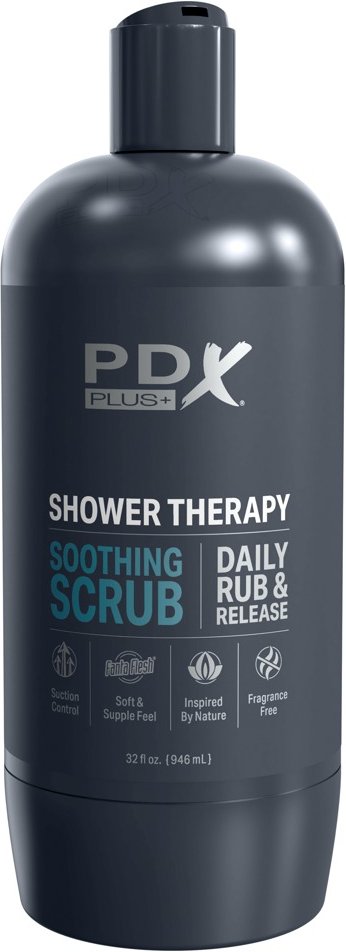 Masturbator „Shower Therapy Soothing Scrub“ inklusive abnehmbarem Saugfuß