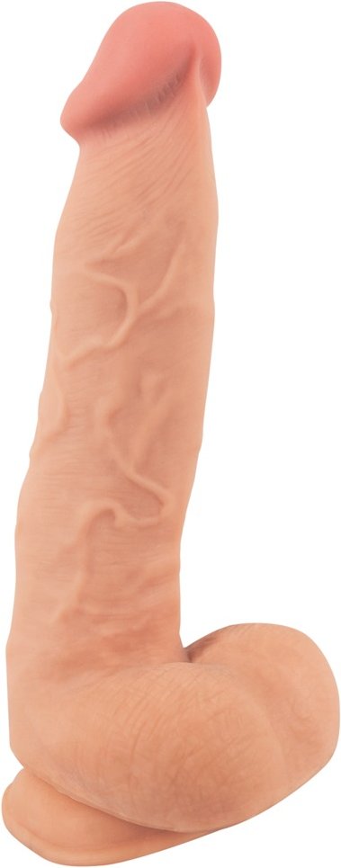 Naturdildo „Dildo with moveable Skin“ mit Saugfuß