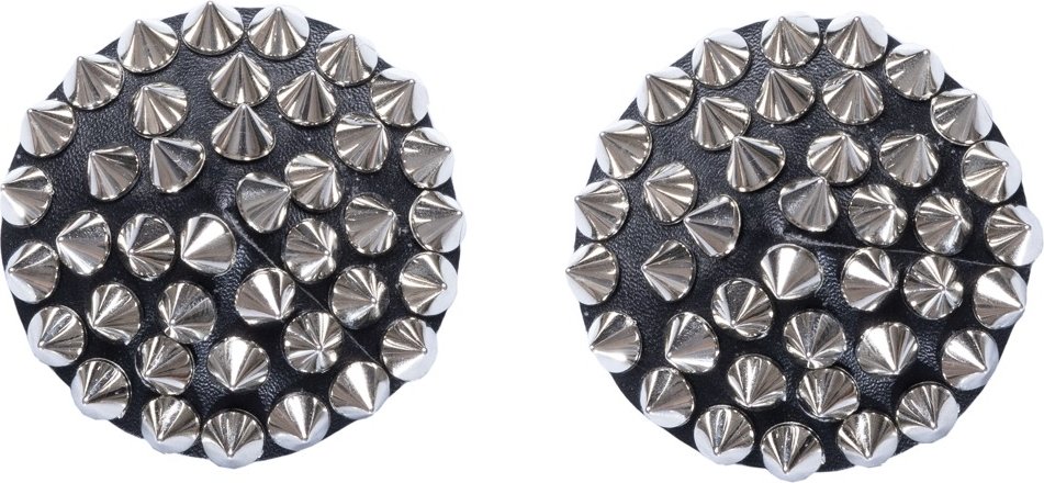 Nippelsticker „Spikes“ aus Lederimitat
