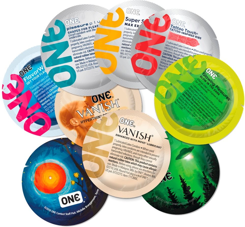 Kondome „Mixed Pleasures“ mit 6 verschiedenen Sorten