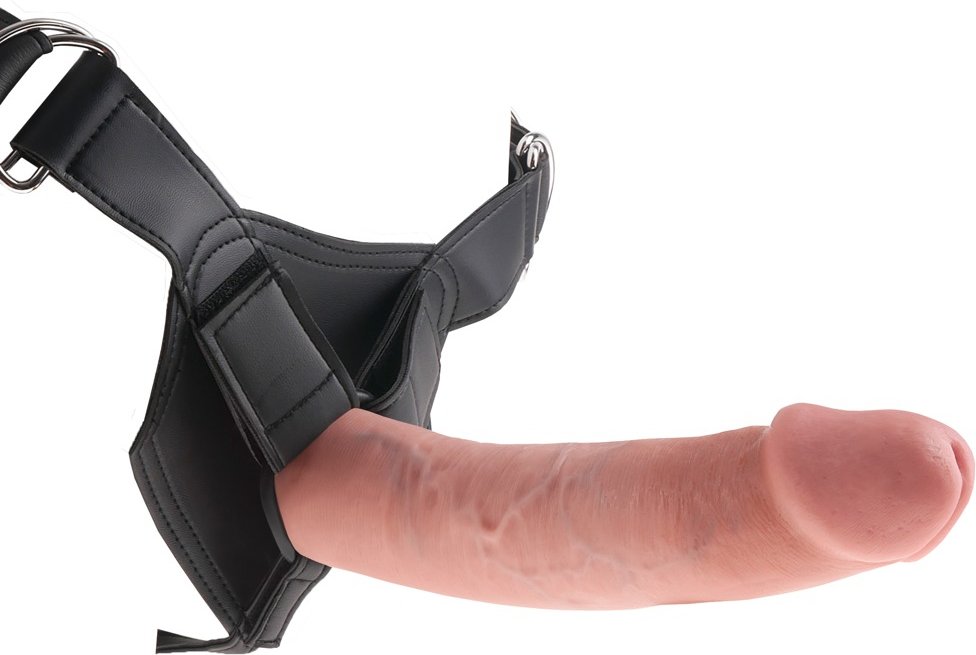 Umschnalldildo „Strap-on with 9 Inch“, inklusive Harness, 23 cm