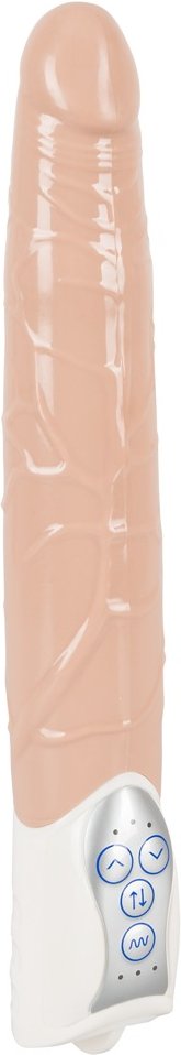 Vibrator „Push it!“ mit Stoßfunktion, 3 Stoßrhythmen, 7 Vibrationsstufen, 27,5 cm