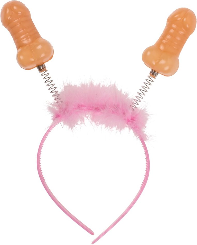 Haarreif mit zwei 25-cm-Penissen