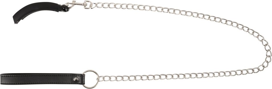 Klemme „Pussy Clamp with a leash“ mit abnehmbarer Kettenleine