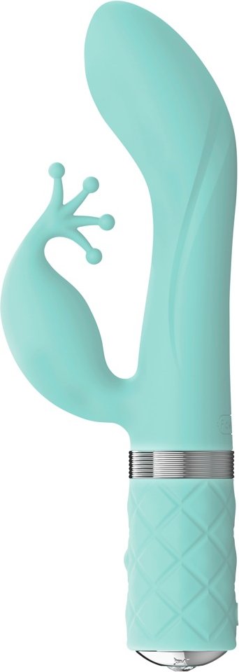 Rabbitvibrator „Kinky Luxurious Dual Massager“ mit Swarovski®-Kristall