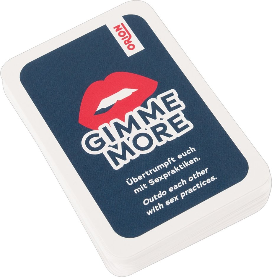 Kartenspiel „Gimme More“ mit Sex-Praktiken