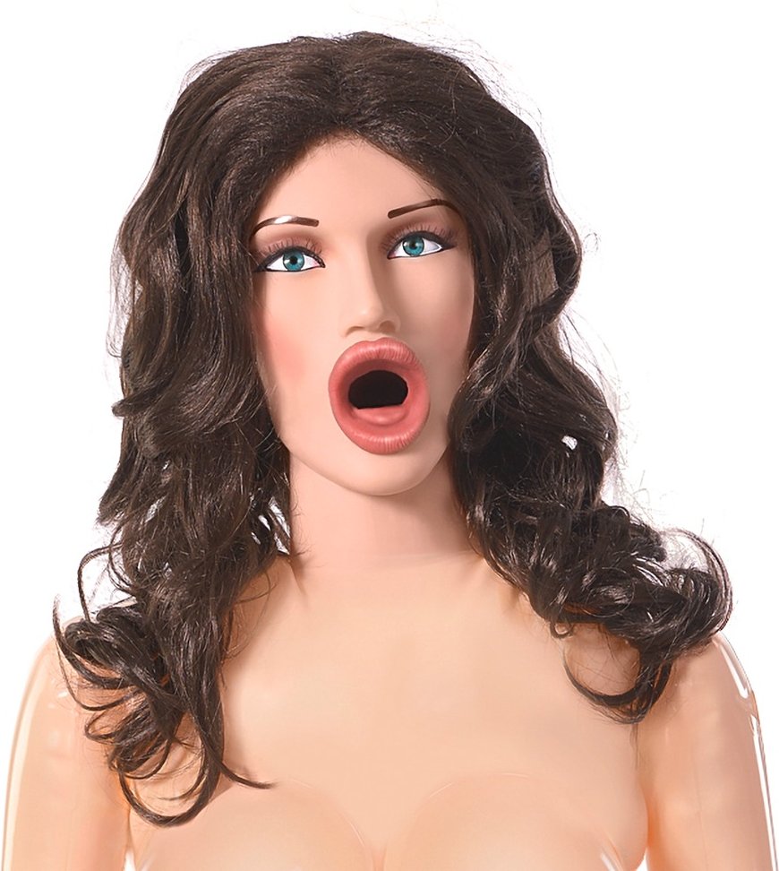 Liebespuppe „B.J. Betty“, mit 3D-Gesicht und 3 Lust-Öffnungen