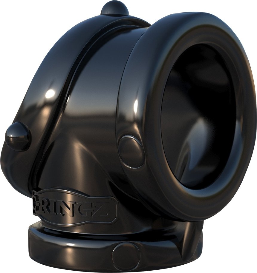 Penisring „Rock Hard Cock Pipe“ mit Hodenring