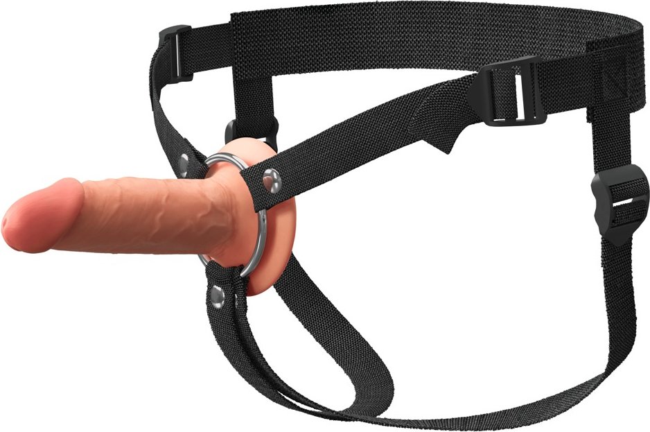 Penishülle „Hollow Silicone Strap-on“ mit Umschnallgurt