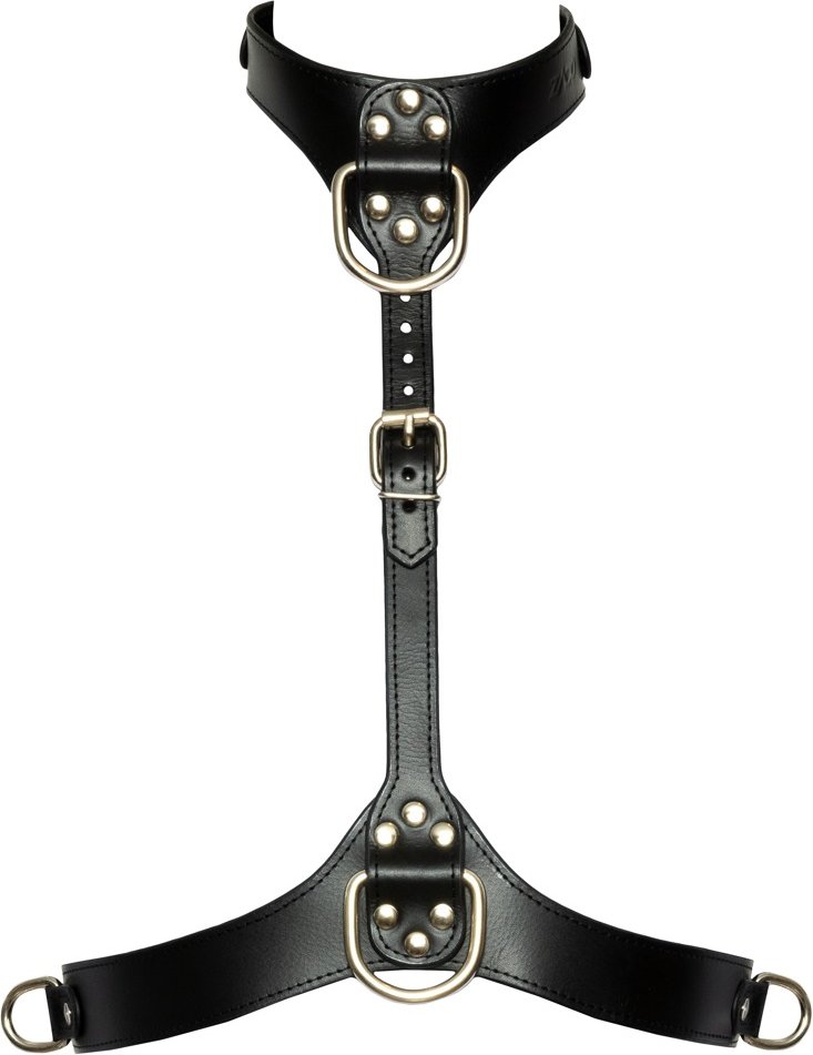 Brustharness in stilvoller Lederoptik