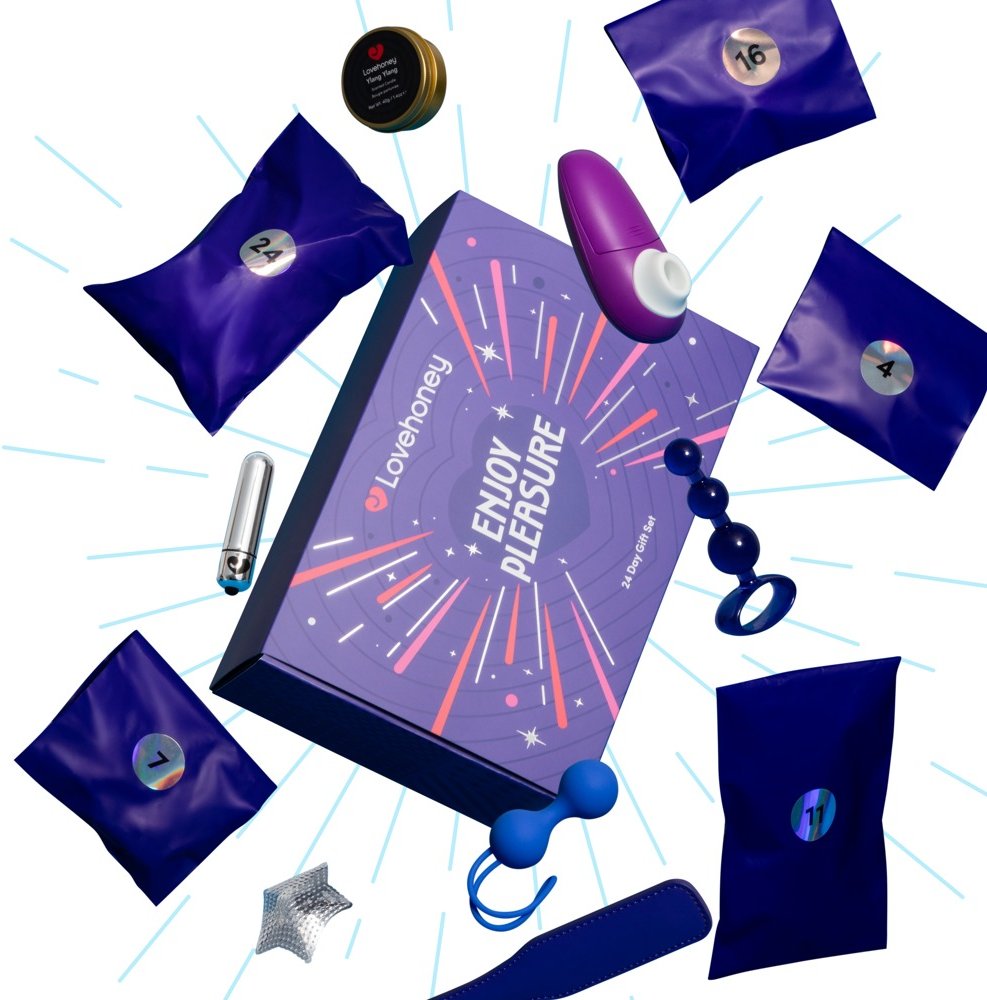 Erotik-Adventskalender „Enjoy Pleasure“ inklusive Womanizer Mini 2