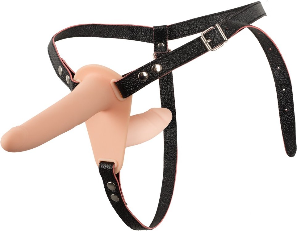 Thumbnail - Umschnallvibrator „Vibrating Double Strap-On“, 15,7 cm, 8,8 cm