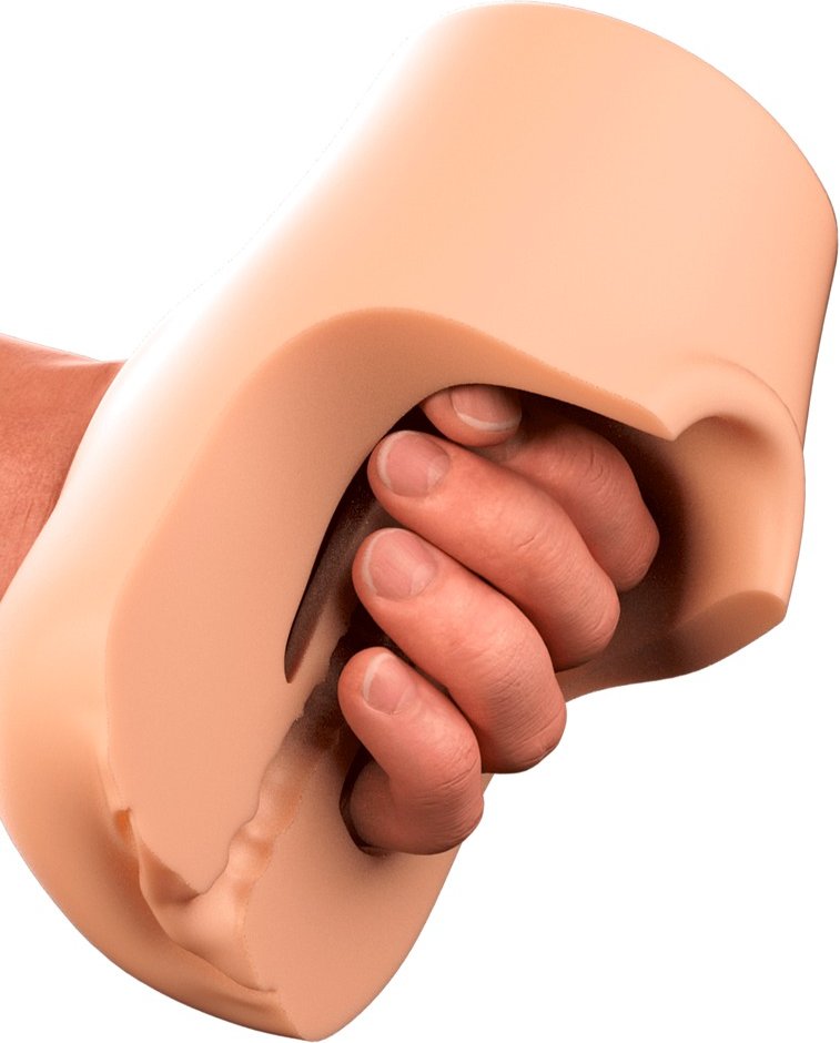 Masturbator „Pussy Pounder" in Vagina-Optik