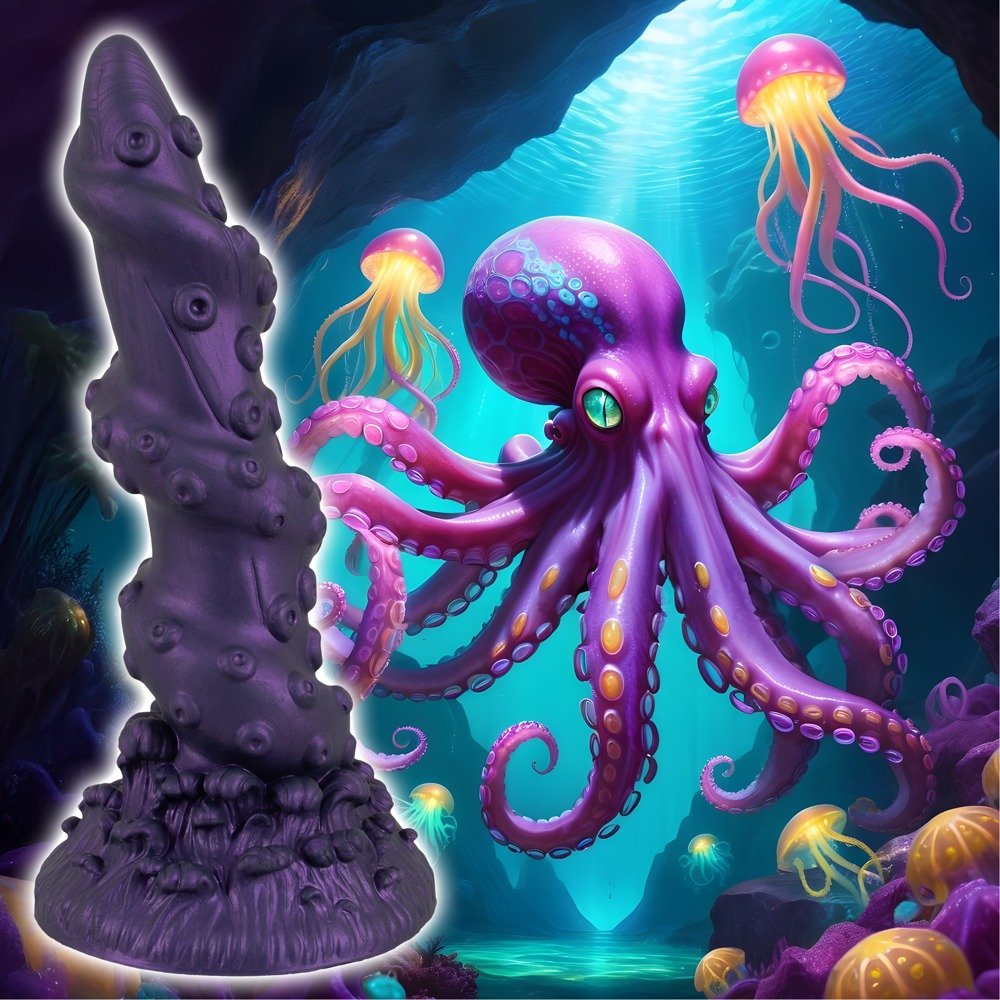 Dildo „Octopus Prime“ mit Saugfuß