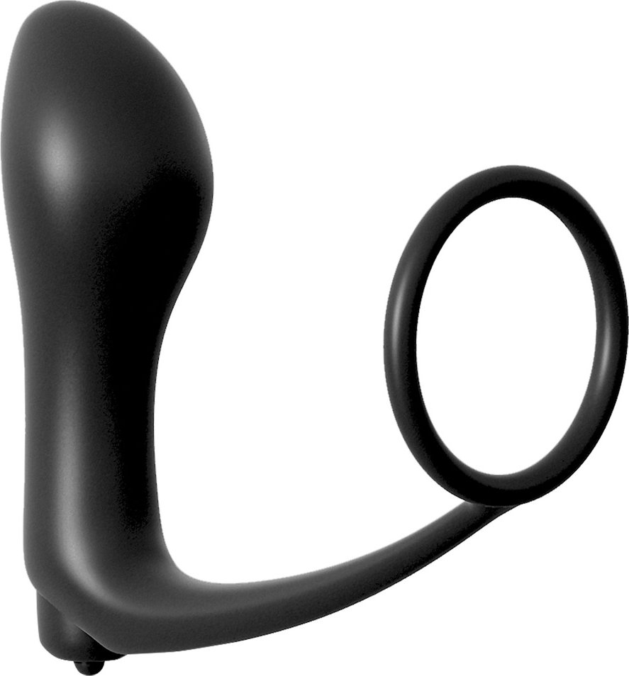 Penisring mit Vibro-Analplug „Ass-Gasm Cockring Vibrating Plug“