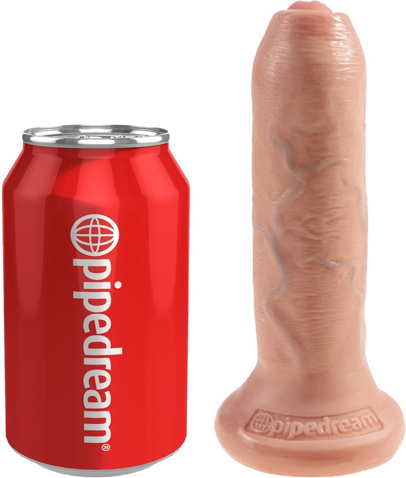 Dildo „6" Uncut Cock“ mit beweglicher Vorhaut