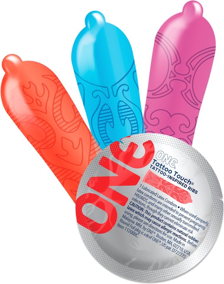 Kondome „Tattoo Touch“ mit spürbaren Strukturen