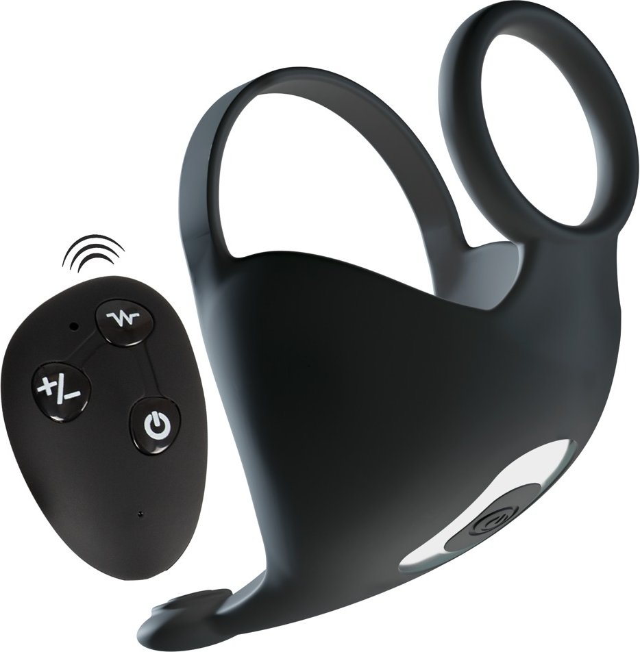 Penis-/Hodenring „Cock ring with RC ball massager“ mit Hodenvibrator