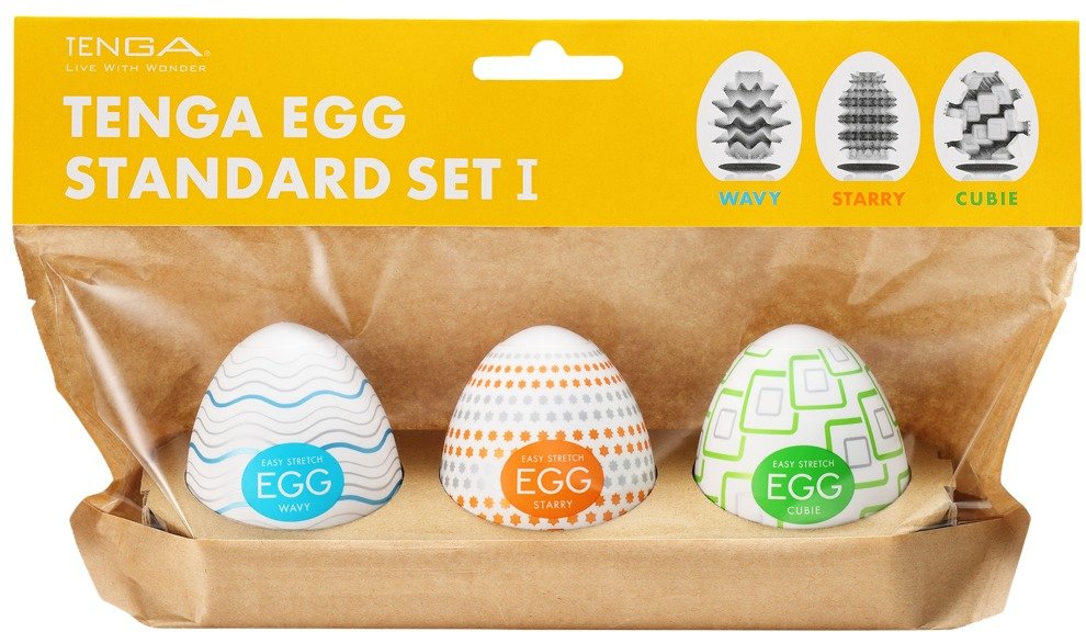 3-teiliges Masturbator-Set „Egg Standard Set 1“