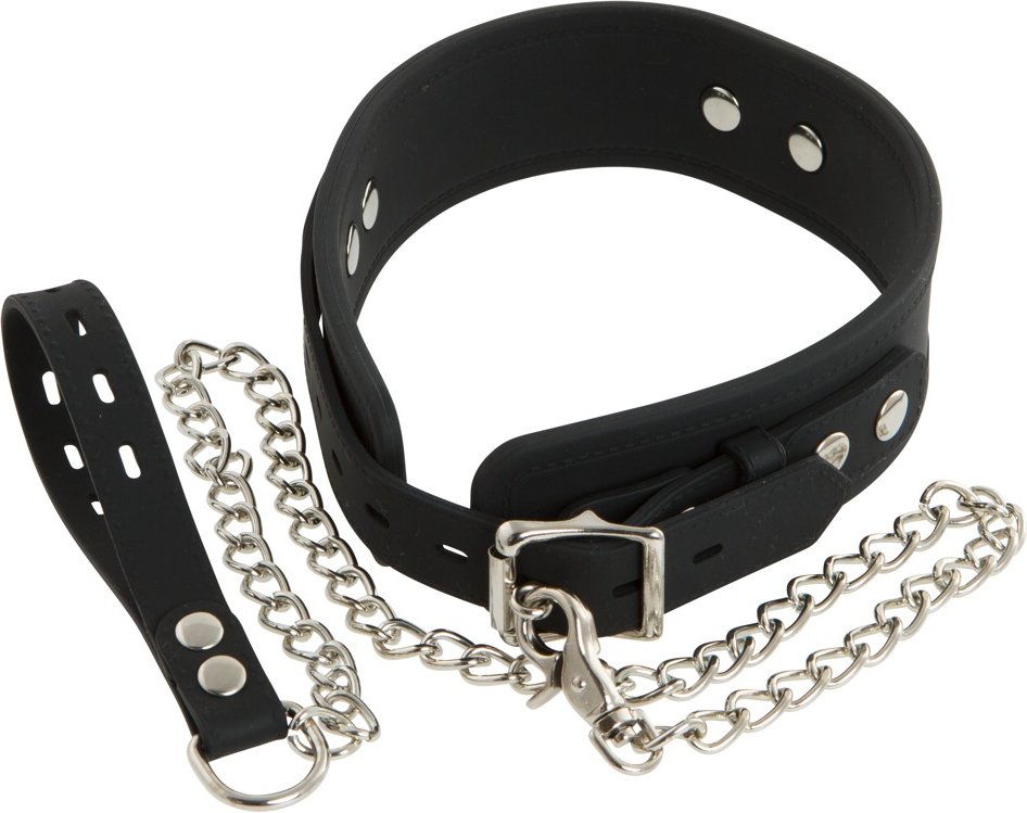 Halsfessel mit abnehmbarer Leine