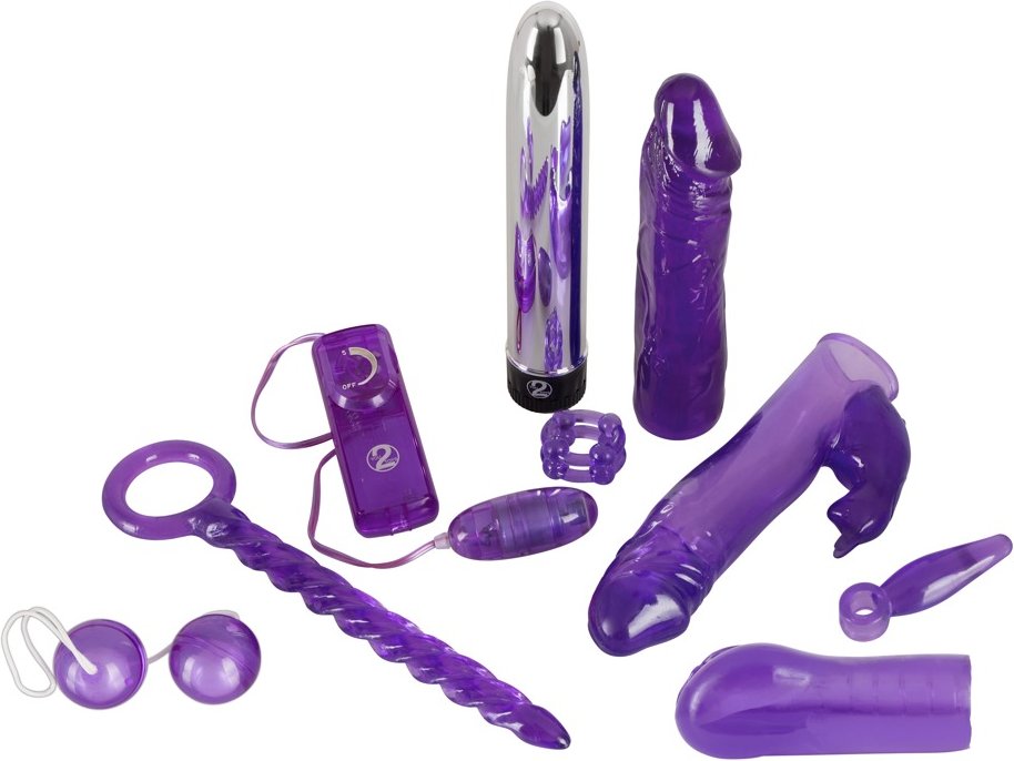 9-teiliges Toy-Set „Purple Appetizer“ inklusive Batterien