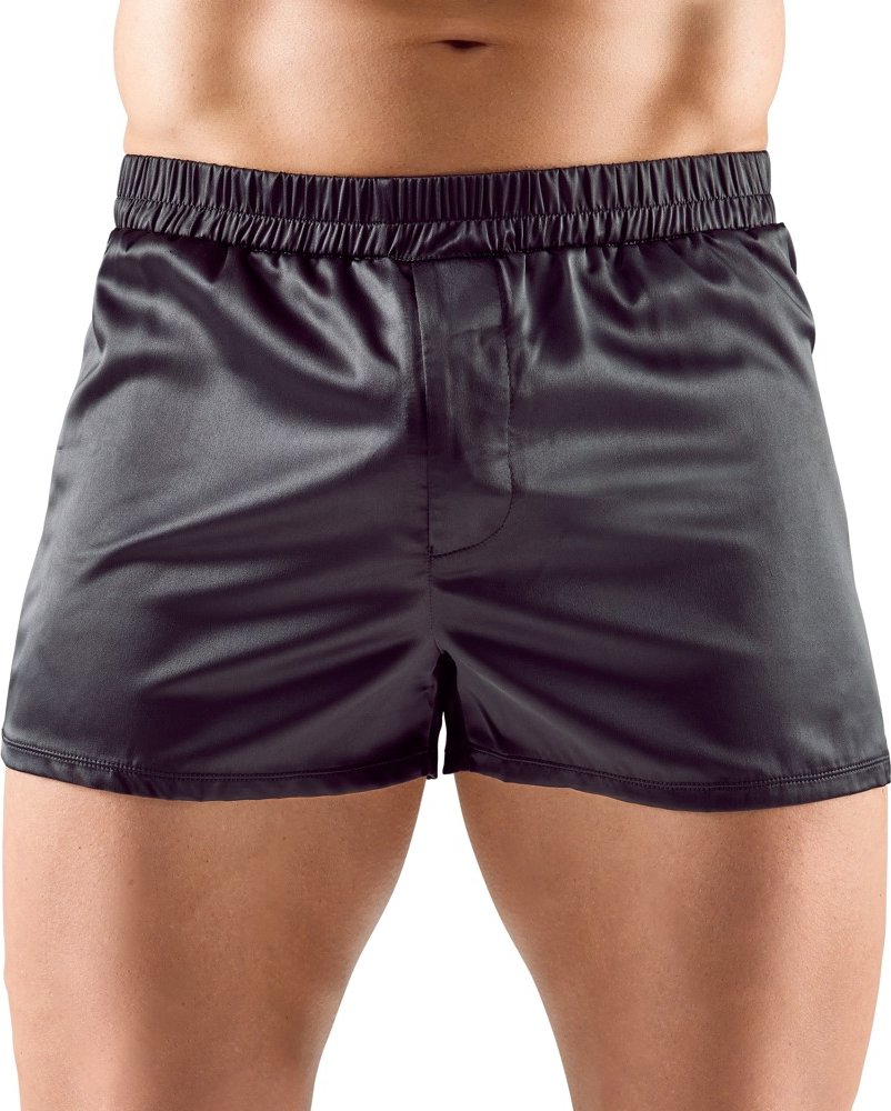 Satin-Pants mit Eingriff vorne