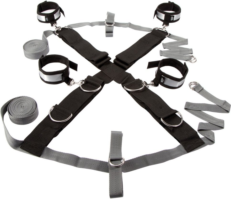 Bettfesseln „Keep Still“ mit Hand- und Fußfesseln