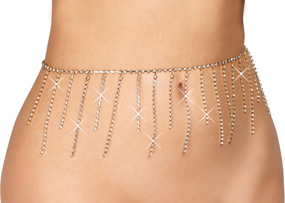 Bauchkette mit Strass
