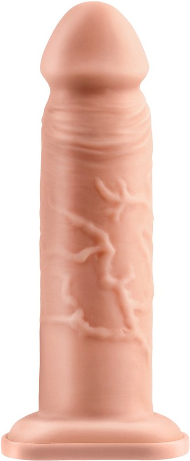Penishülle „8" Silicone Hollow Extension“, 20 cm, mit Umschnallgurt