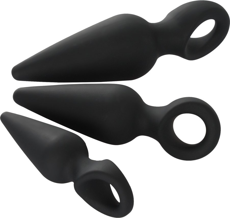 3-teiliges Analplug-Set