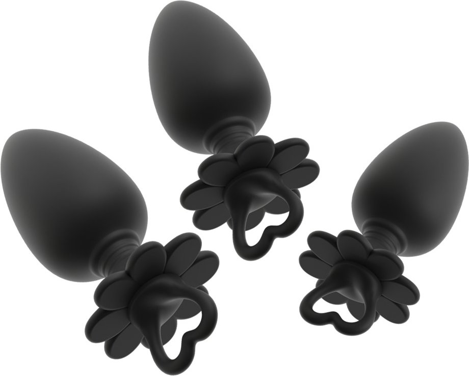 3-teiliges Analplug-Set