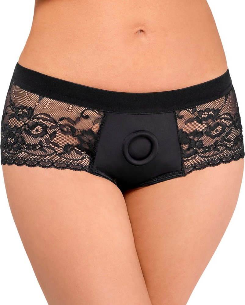 Strap-on-Panties aus Spitze