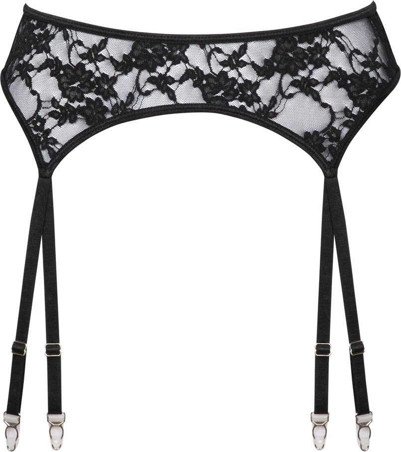 Strapsgürtel aus weicher elastischer Blütenspitze