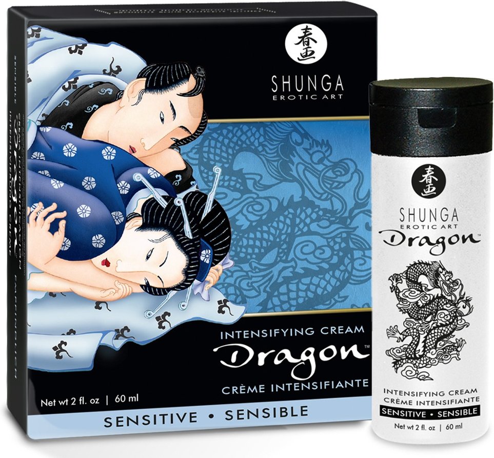 Penispflegecreme „Dragon Intensifying Cream Sensitive“ aus 100% natürlichen Pflanzenextrakten