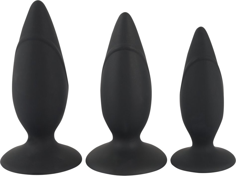3-teiliges Analplug-Set