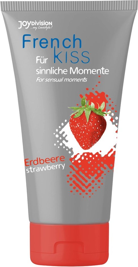 Gleitgel „Frenchkiss Erdbeer“ mit Aroma