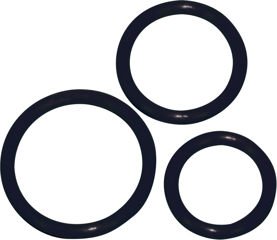 3-teiliges Penisringset „Silicone cock ring set"