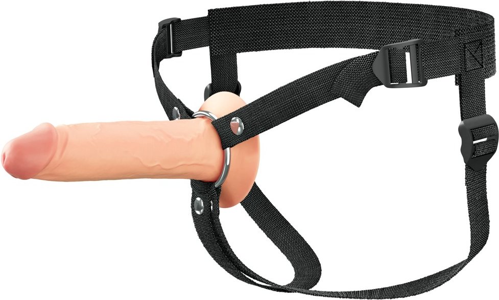 Penishülle „Hollow Silicone Strap-on“ mit Umschnallgurt